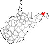 State map highlighting Morgan County