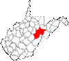 State map highlighting Randolph County